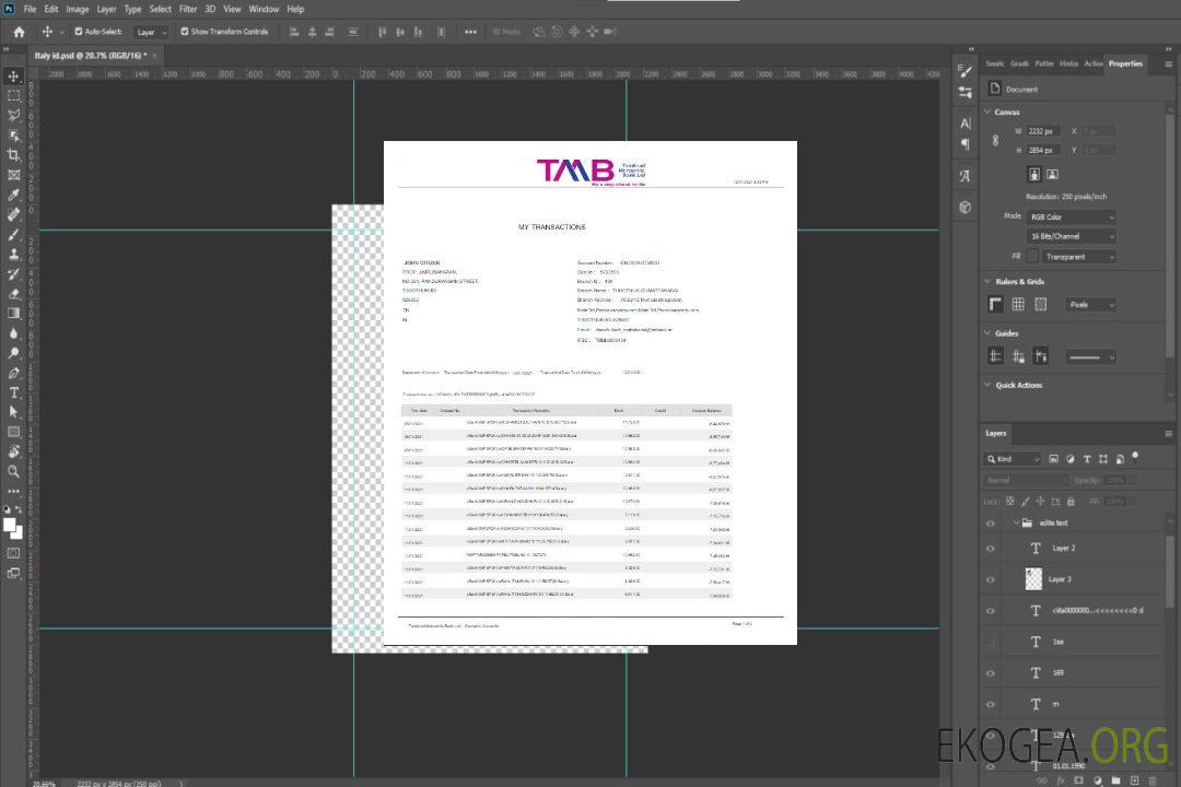 Relevé bancaire Inde TAB Modèle Word et PDF scr template Relevé bancaire Inde TAB Modèle Word et PDF scr template